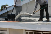 Wooth flat roofing repair
